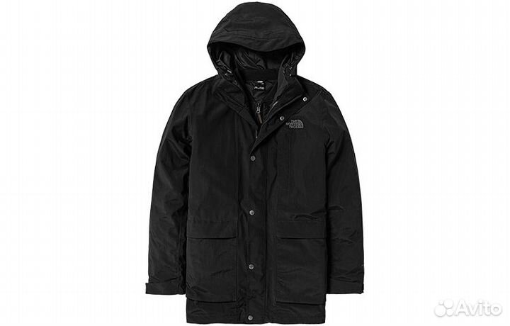 THE north face Windbreaker Jackets Men Black (L)(27)
