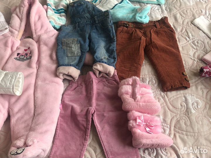 Детская одежда для девочек пакетом на 6месяцев