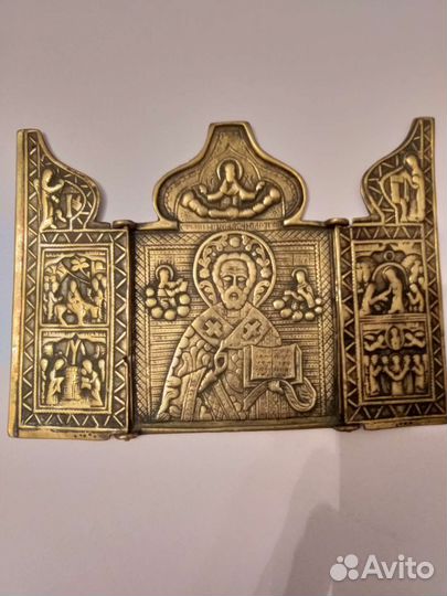 Старинная икона николай чудотворец