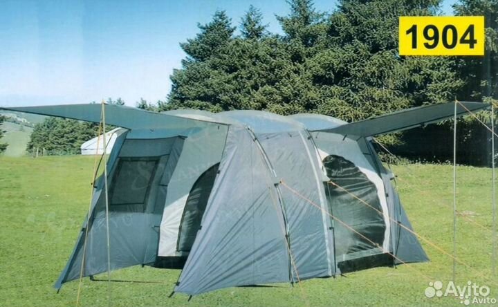 Палатка четырехместная с тамбуром