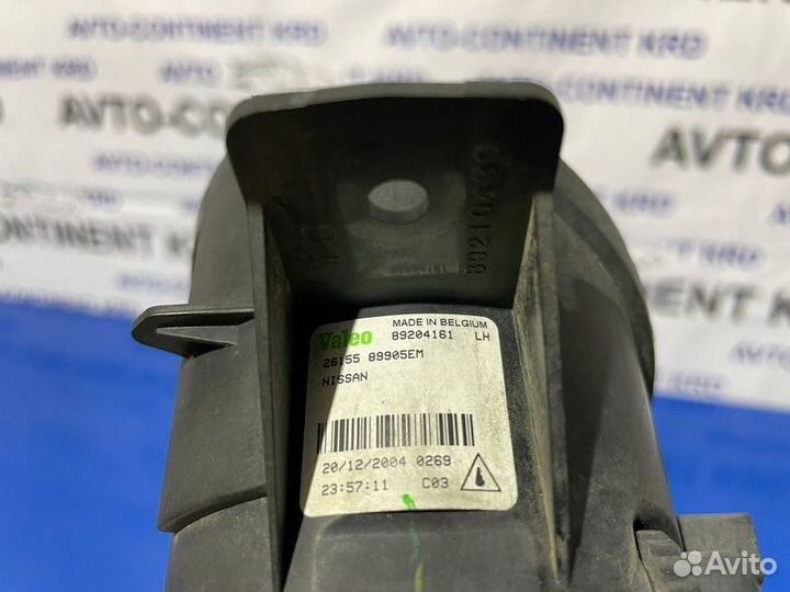 Фара противотуманная передняя левая Nissan Fuga