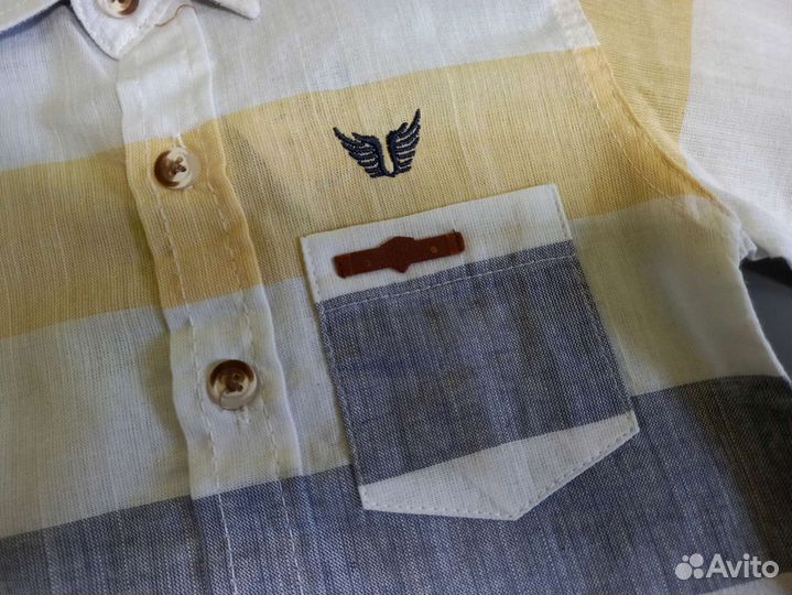 Рубашка для мальчика новая на рост 86 см