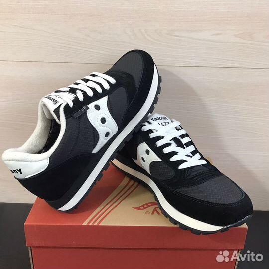 Кроссовки Saucony Jazz зимние мужские черные