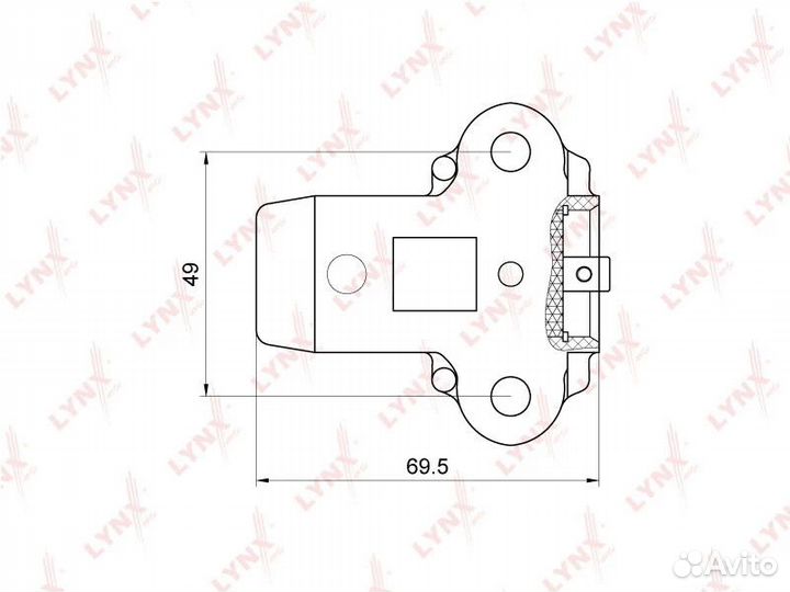 Натяжитель ремня грм гидравлический lynxauto PT-10