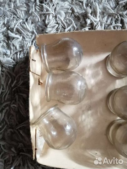 Банки стеклянные медицинские