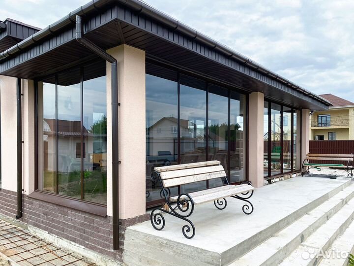 Остекление веранд беседок террас