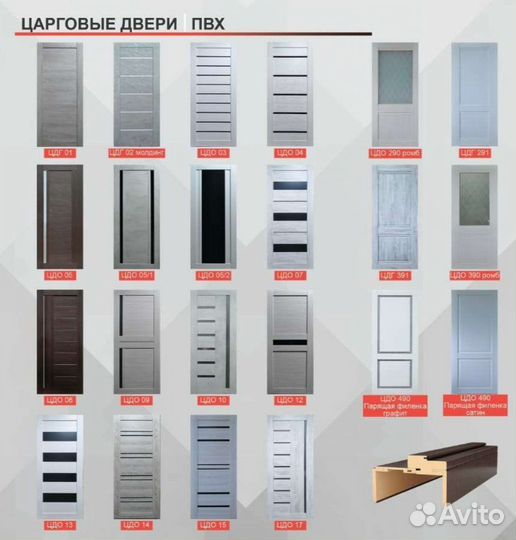 Межкомнатные царговые двери