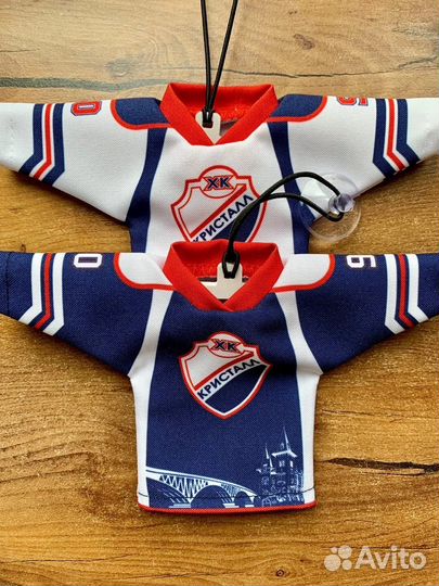 Сувенирная хоккейная майка в машину хк Кристалл