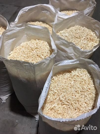Стружка В мешках,сухая чистая