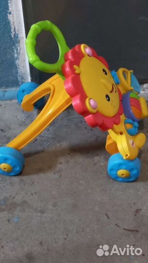 Ходунки каталка fisher price музыкальные