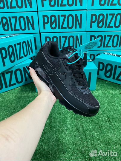 Nike Air Max 90 Black Оригинал Черные Poizon