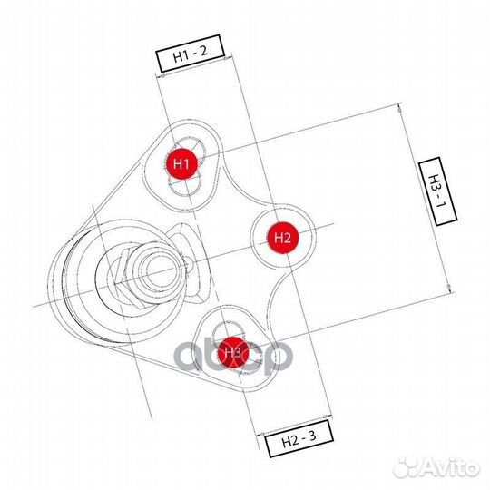Cbbz-1 Опора шаровая CB0005 CTR