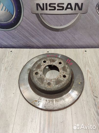 Тормозной диск задний Nissan primera P12 Лев, Прав