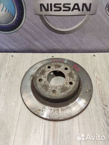 Тормозной диск задний Nissan primera P12 Лев, Прав