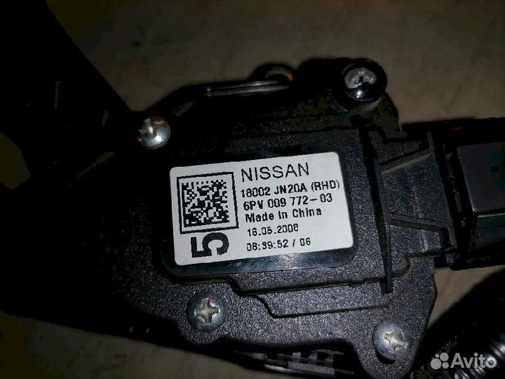 Педаль газа 18002JN20A Nissan Teana J32 J32