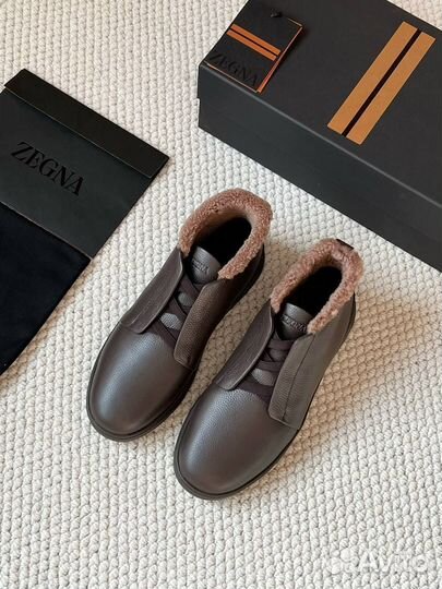 Мужские Кроссовки zegna Triple с мехом