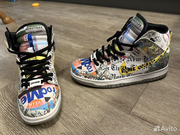 Кроссовки Nike sb zoom dunk high profile NYS