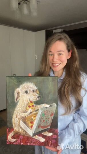 Портреты питомцев маслом