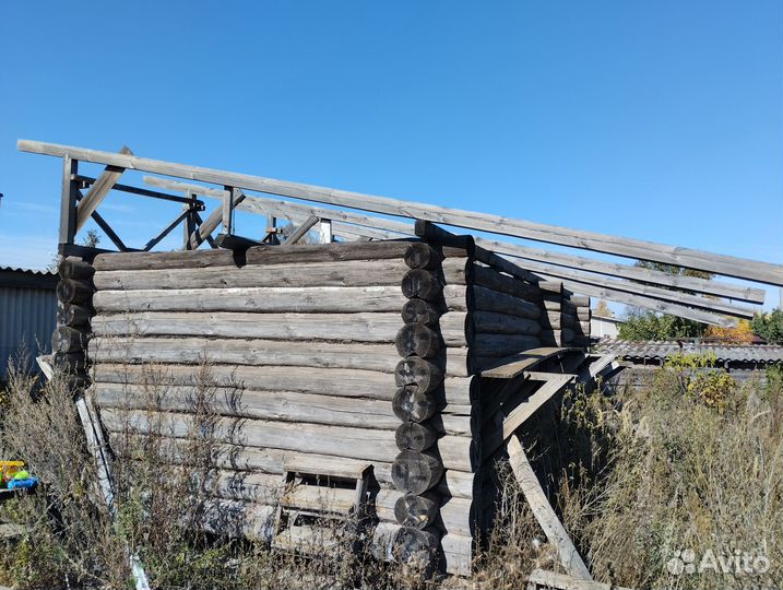 Сруб бани