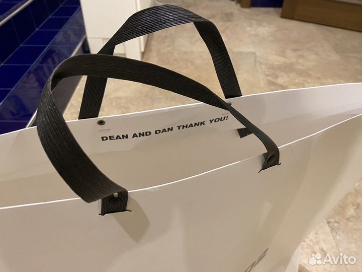 Dsquared2 пакет большой оригинал новый ручка брак