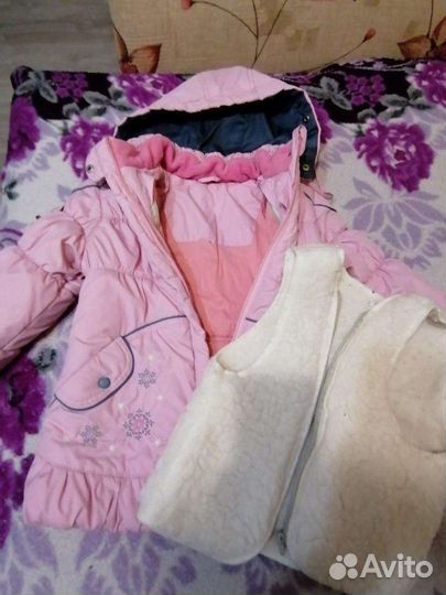 Костюм зимний на девочку 5-6 лет