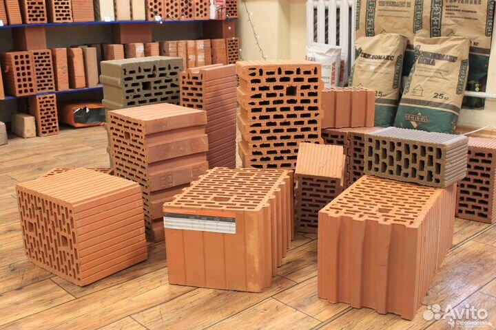 Керамический блок гжель