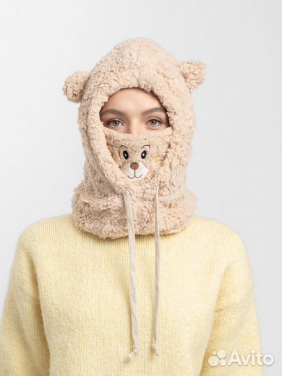 Балаклава зимняя с ушками