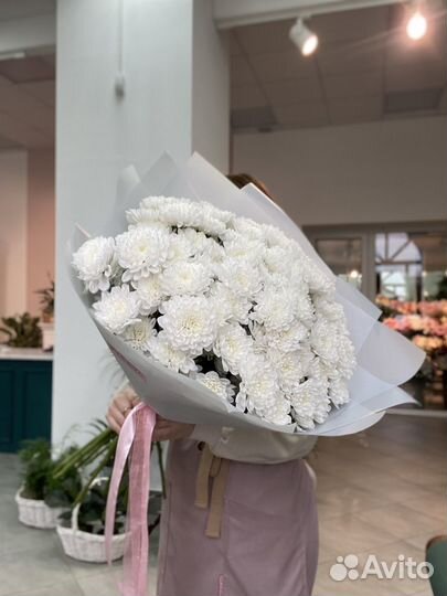 Хризантема букет цветов с доставкой