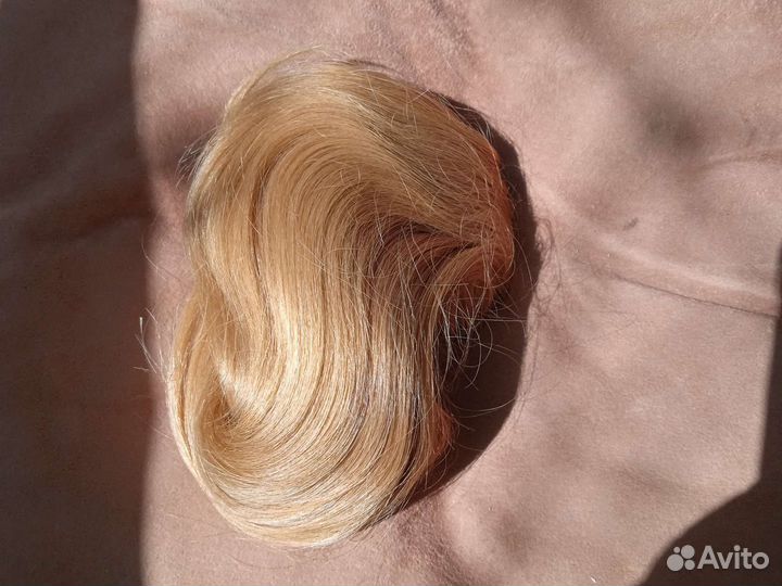 Натуральный шиньон макс до 30см