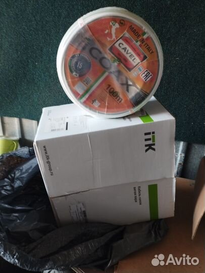 Интернет кабель, тв кабель