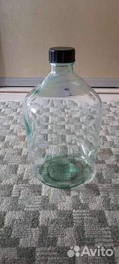 Бутыль стеклянная 10 литров