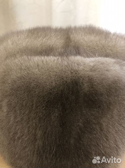 Норковая шапка мужская, обманка