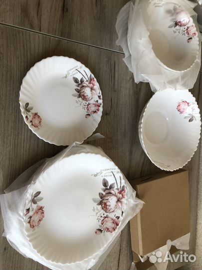 Сервиз столовый 19 предметов стеклокерамика