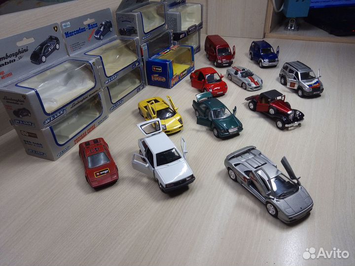 Машинки коллекционные Welly, Bburago, Autotime 1:3