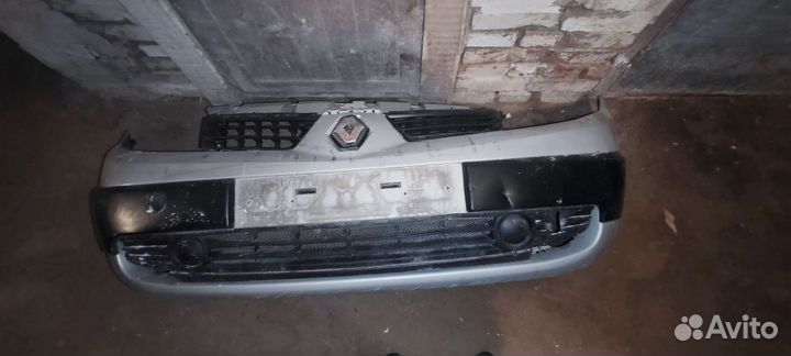 Бампер Renault scenic 2