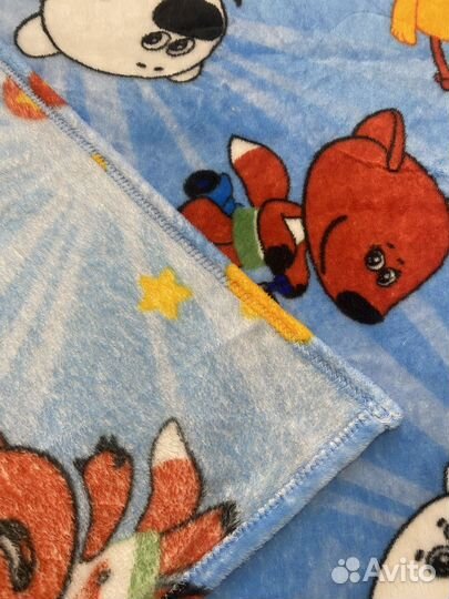 Плед детский плюшевый