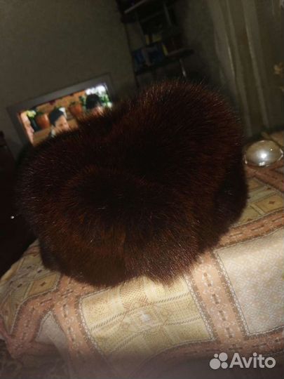 Шапка женская из песца