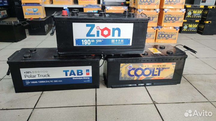 Аккумуляторы 190 225 230 новые, бу