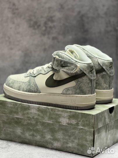 Кроссовки Nike Air Force 1 High зимние (Арт.29565)