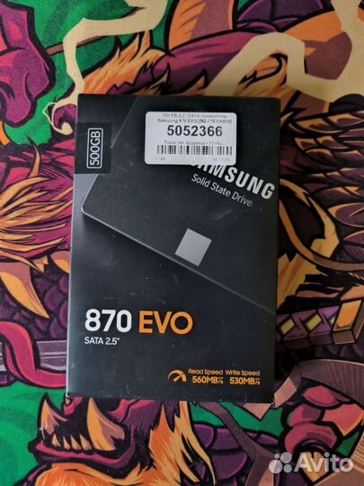 Samsung 870 EVO 500гб