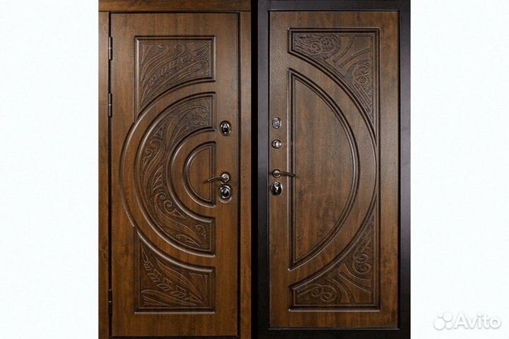 Алюминиевые входные двери со стеклом