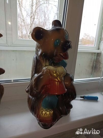 Мишка керамический