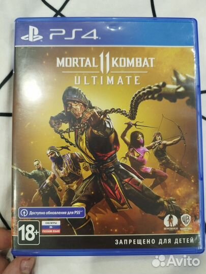 Mortal kombat 11 ultimate ps4 диск