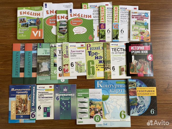 Новые рабочие тетради и учебные пособия 6 класс