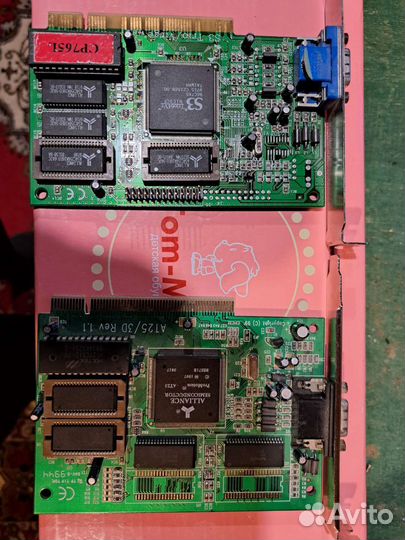 Старые видеокарты PCI
