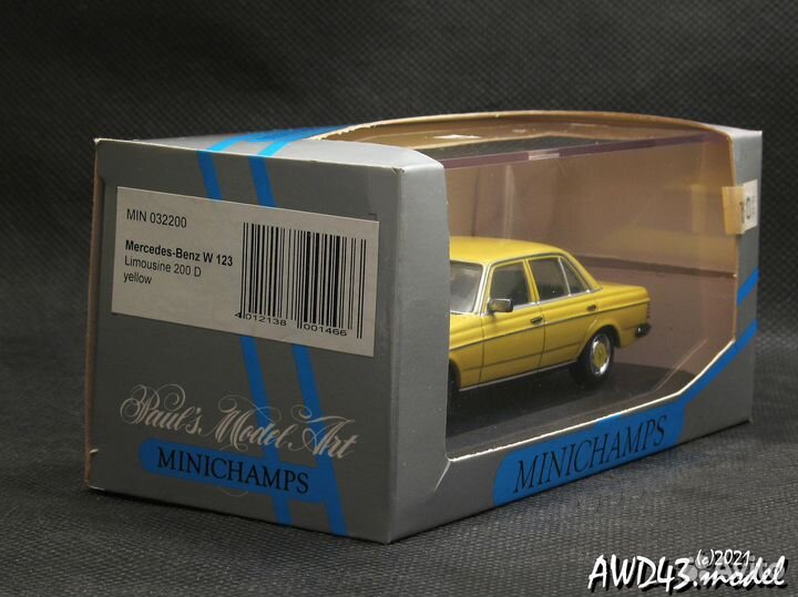 Mercedes E W123 1:43 Minichamps (две модели)