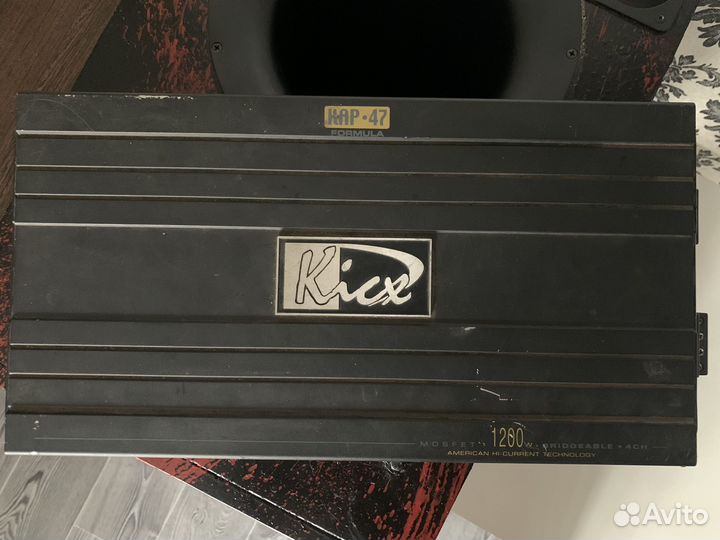 Усилитель 4 канальный kicx kap.47 1200w
