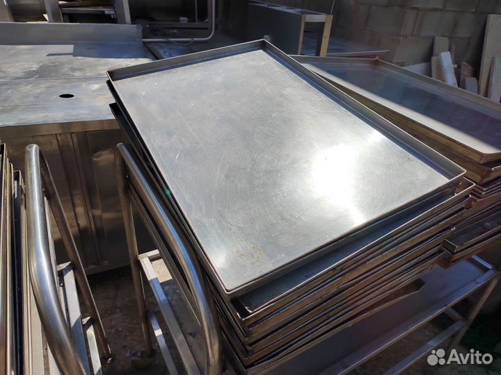 Противень 600х400 нерж бу