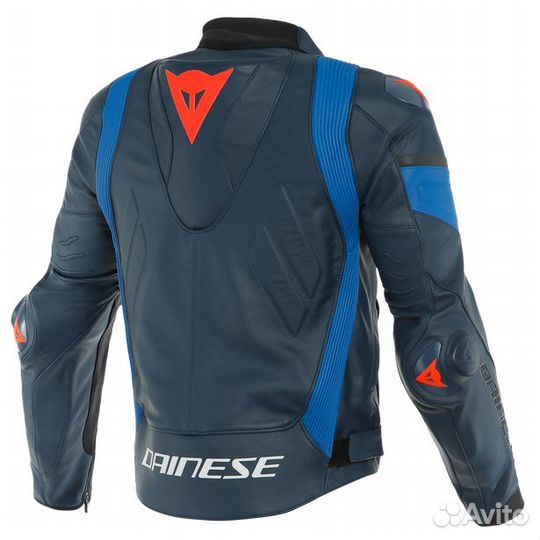 Куртка кожаная Dainese super race Black-Iris