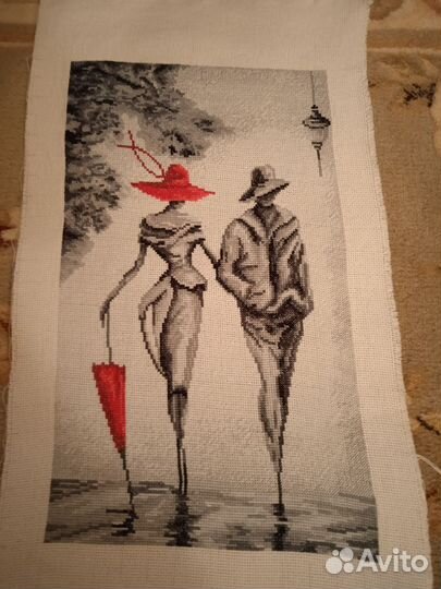 Картина вышитая крестиком 